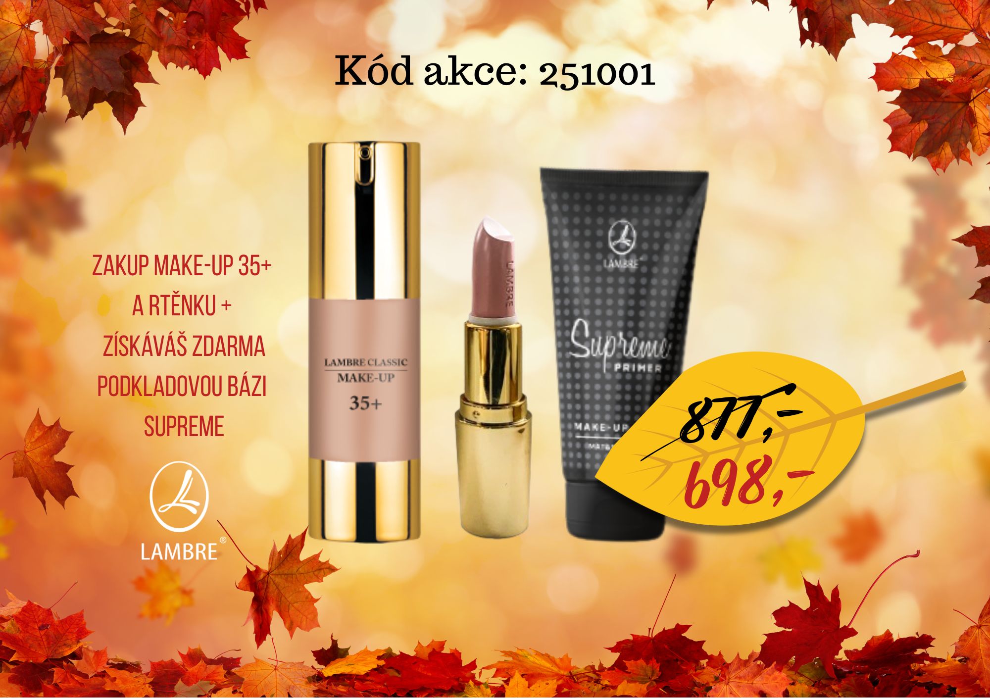 Make-up 35+, rtěnka+ báze