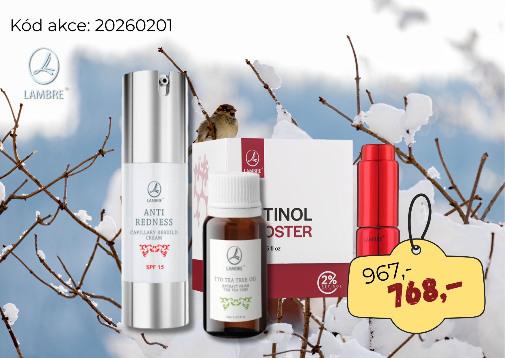 Antirednes, Retinol+čajovn.olej