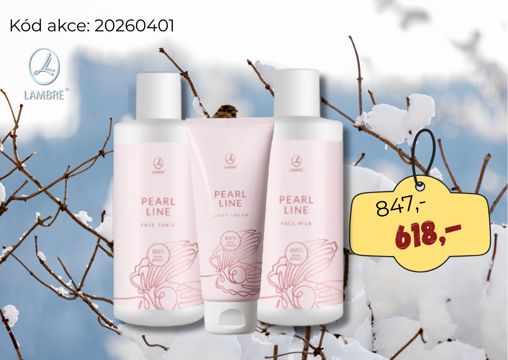 Pearl mléko,tonik+ krém