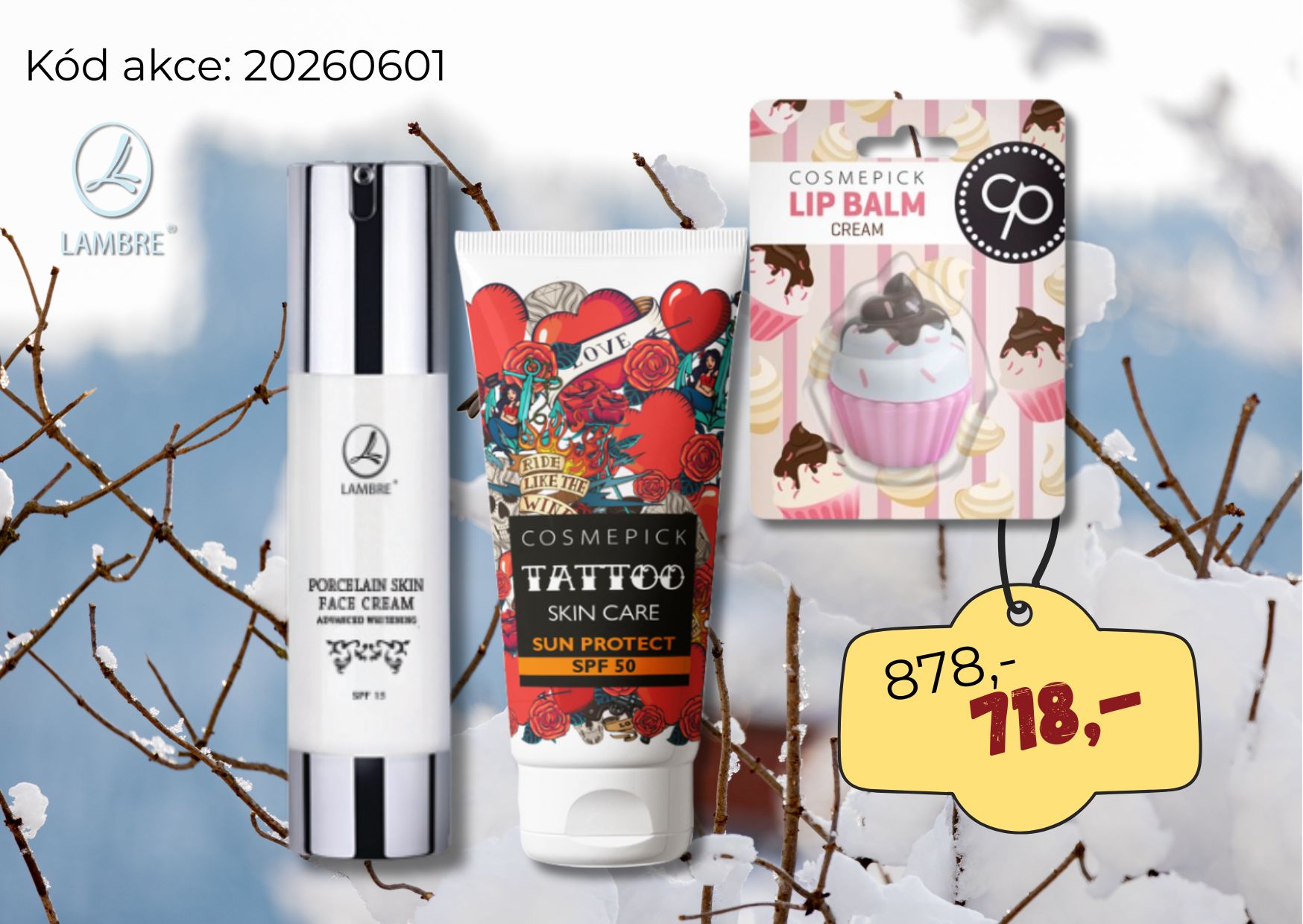 Porcelan krém, krém na opalování+balzam