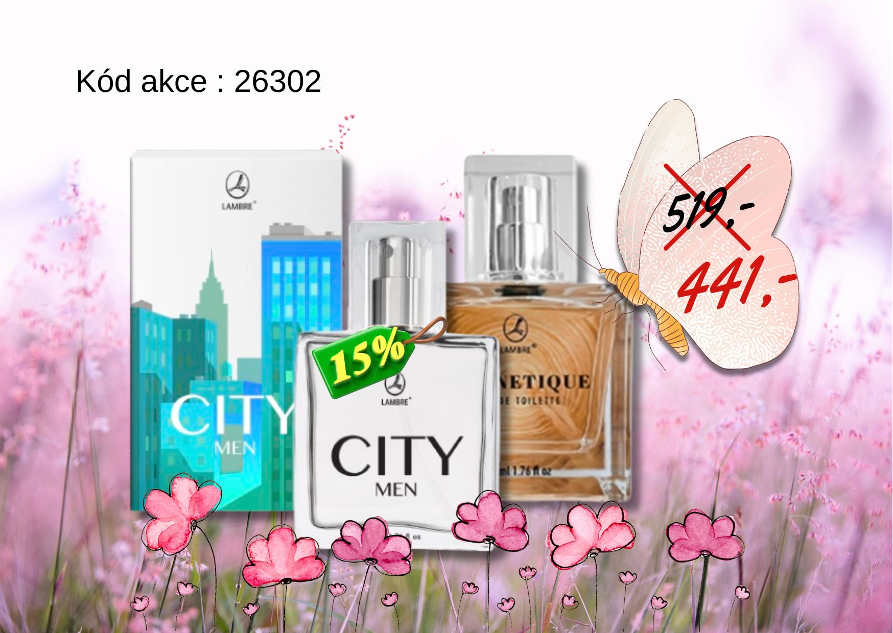15% sleva! City nebo Magnetique EDT
