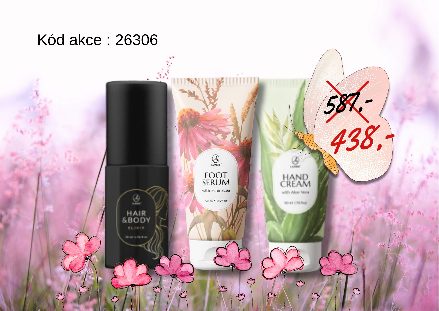 Mlha, sérum na nohy+krém na ruce