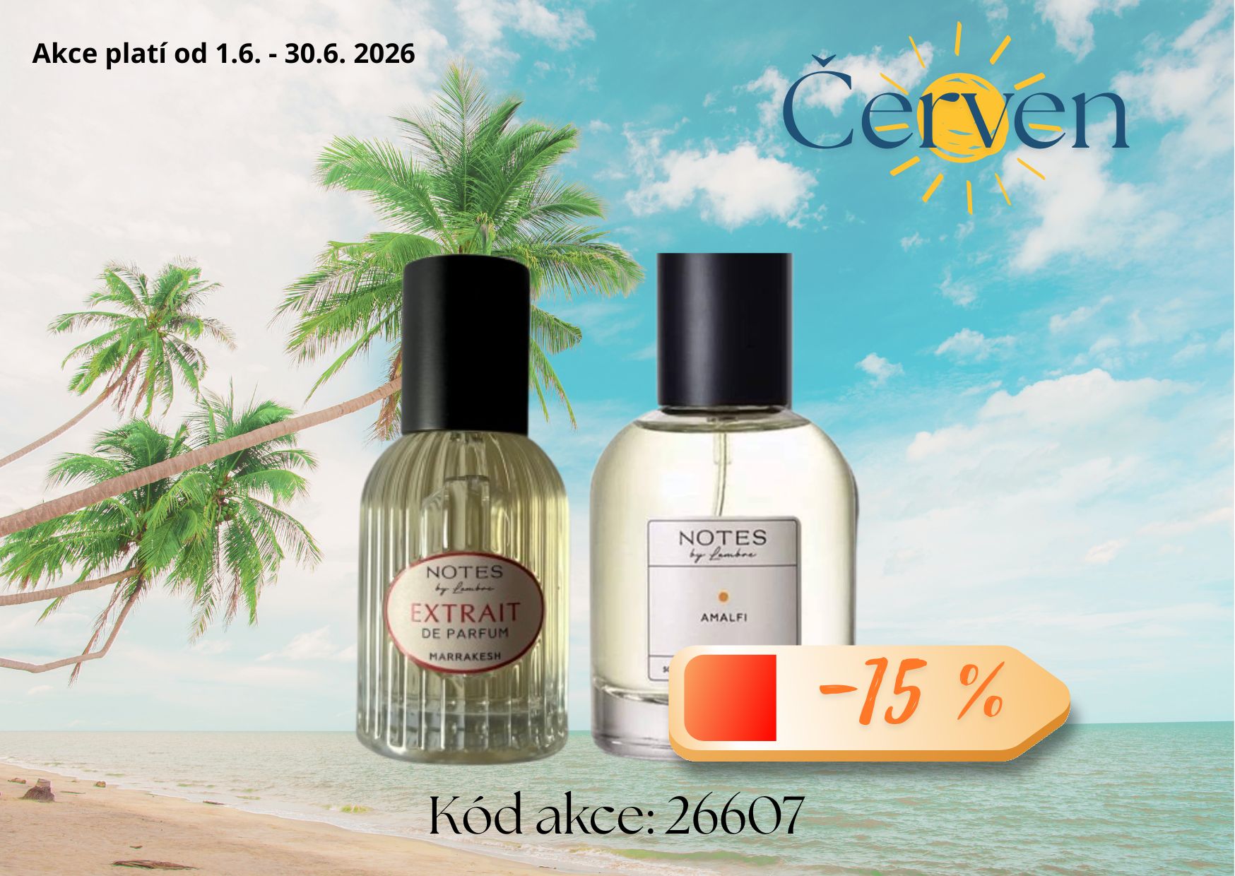 Sleva 15% Notes Niche parfém 