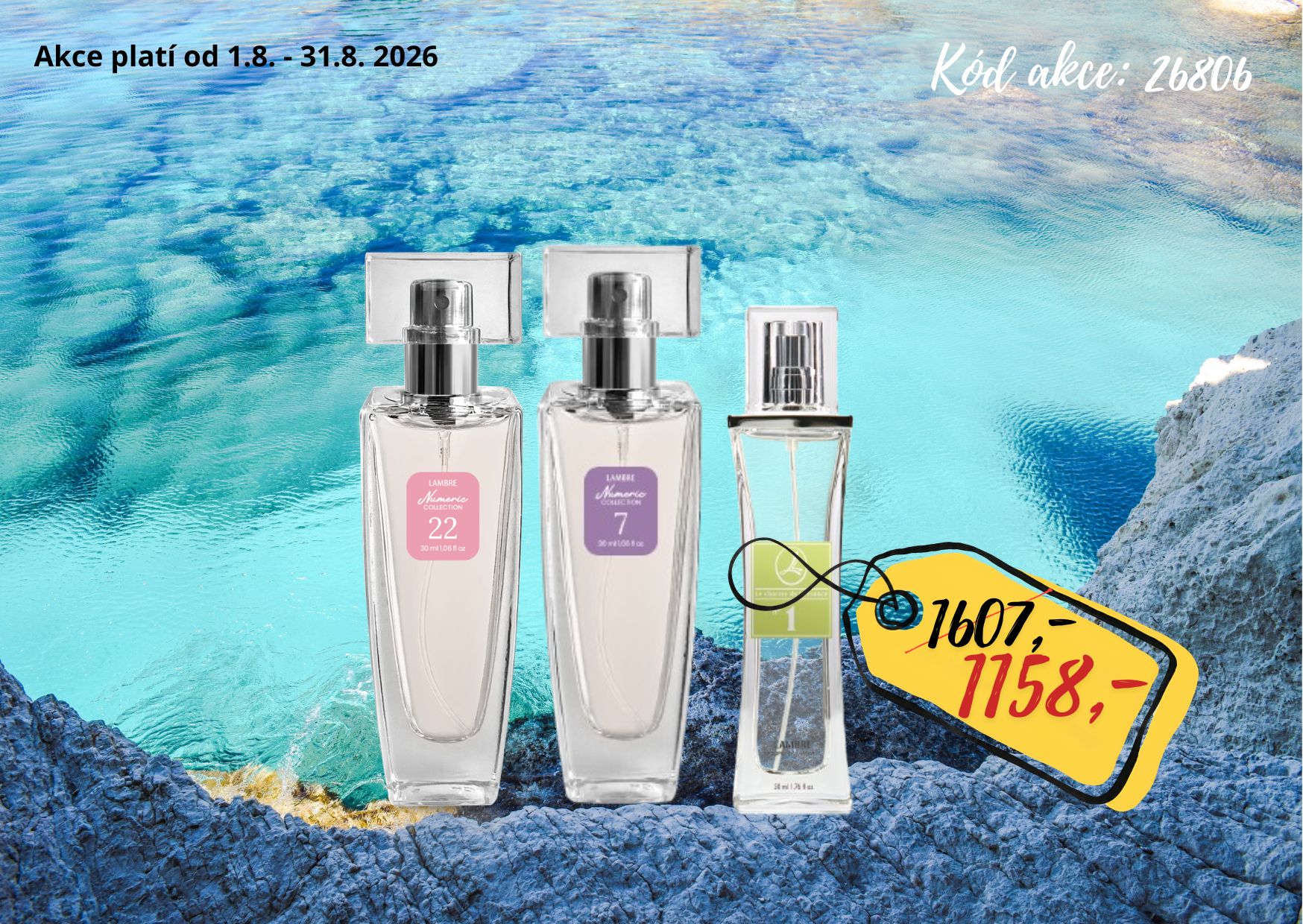 2x dámský EDP,30 ml + parfém 20 ml
