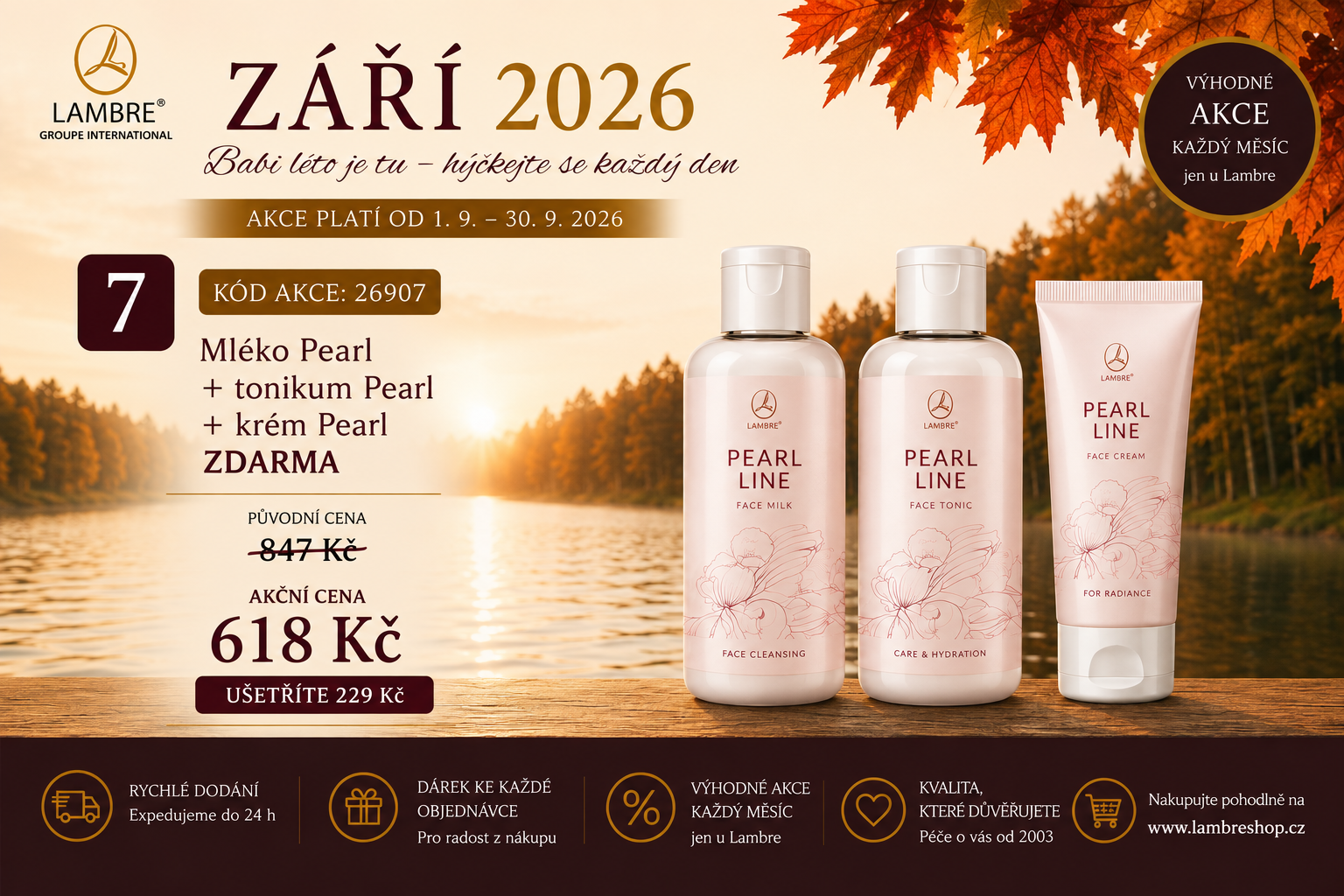 Pearl mléko,tonik+ krém