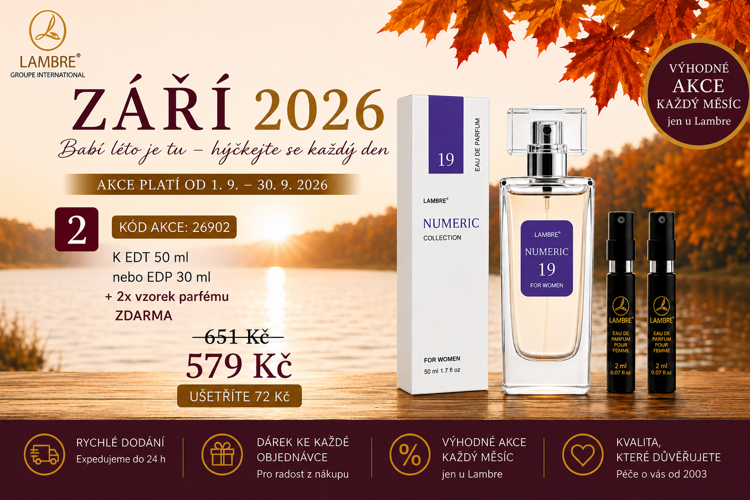 EDP, 30 ml + 2x vzorek parfému